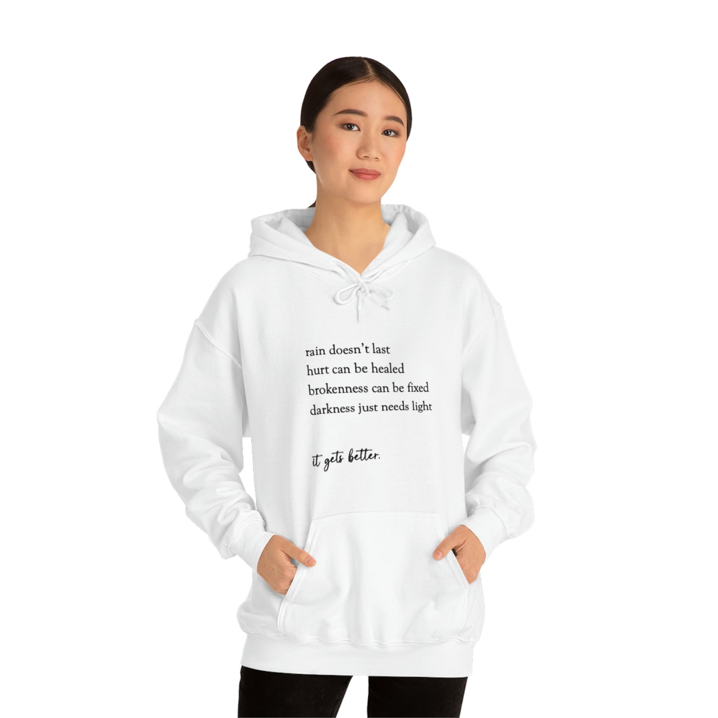 "It Gets Better" Heavy Blend™ Hooded Sweatshirt
