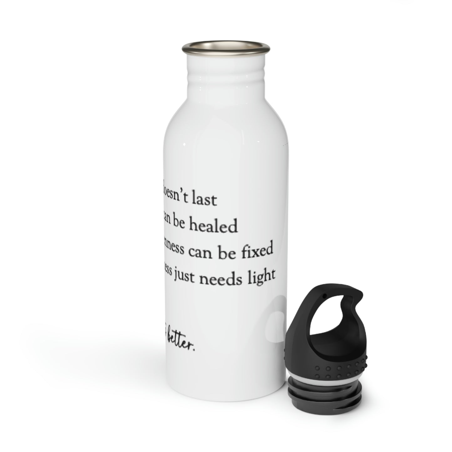 "It Gets Better" Stainless Steel Water Bottle