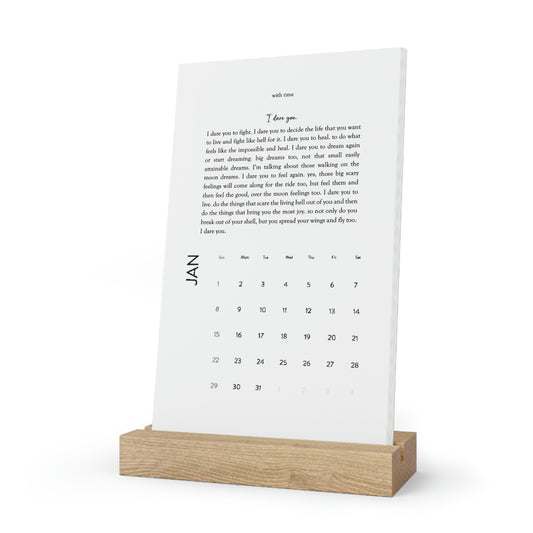 Vertical Desk Calendar (2023)