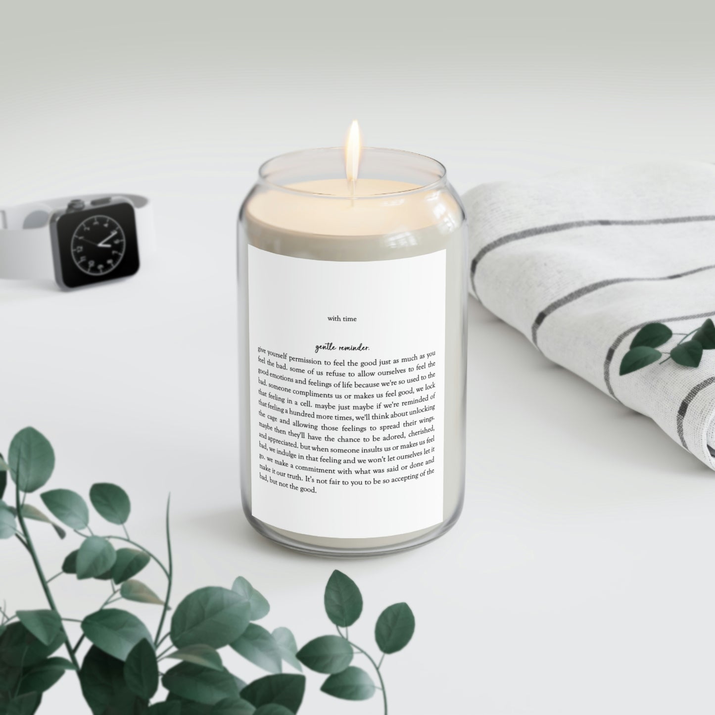 "Gentle Reminder" Scented Candle, 13.75oz