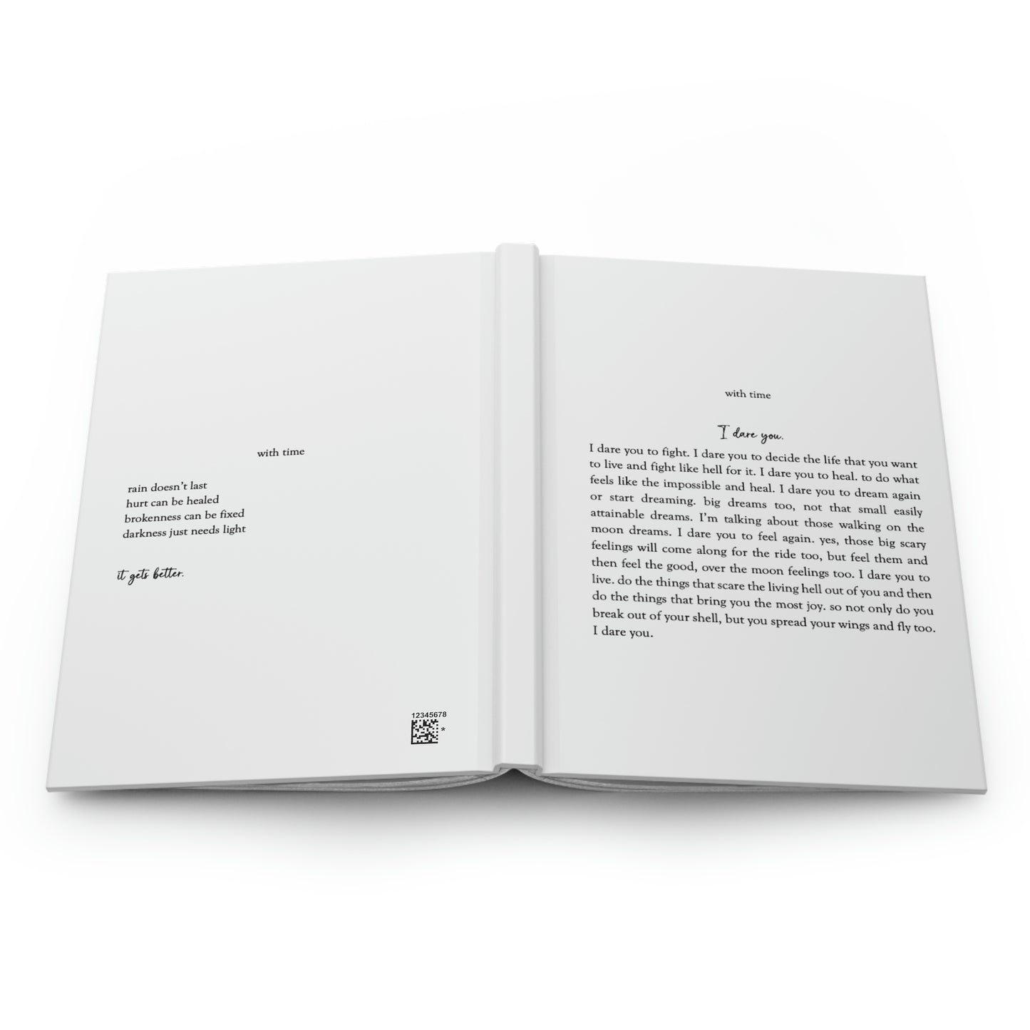 "I Dare You." Hardcover Journal Matte