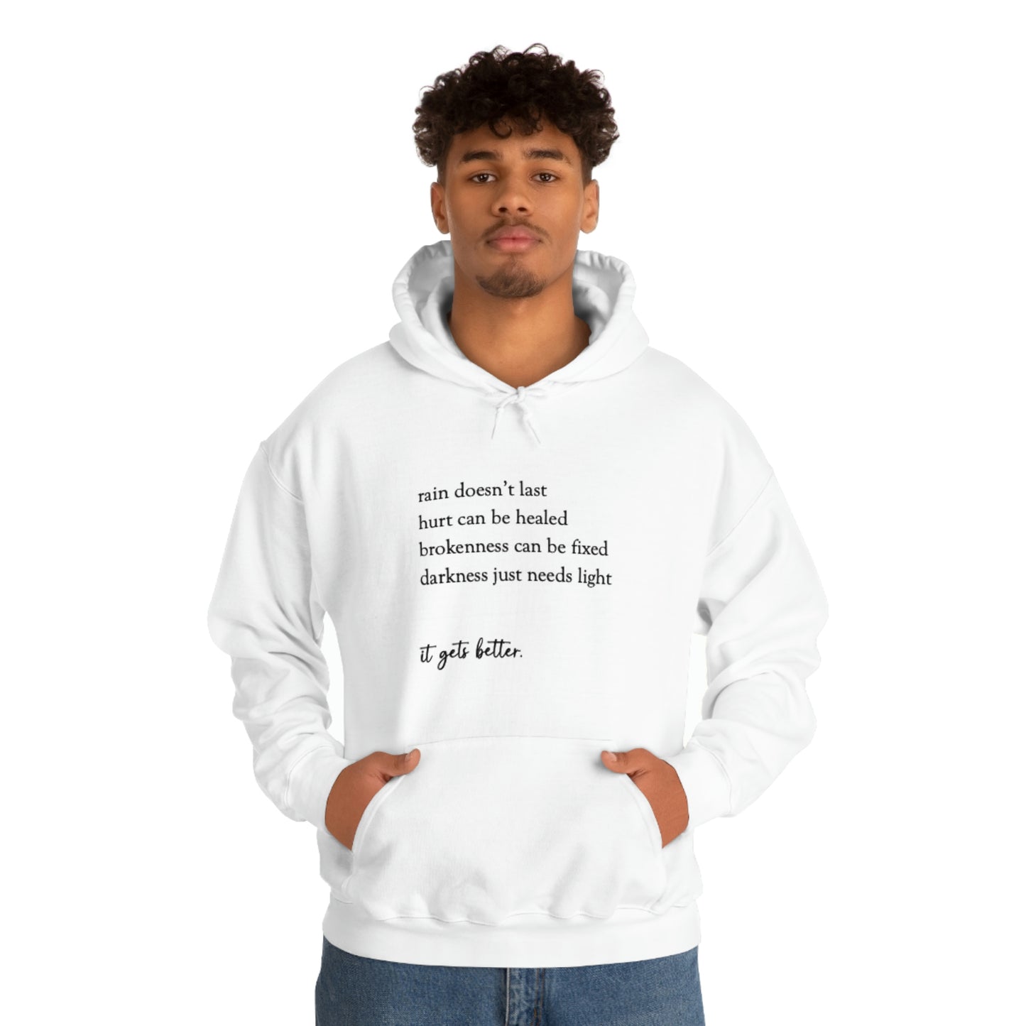 "It Gets Better" Heavy Blend™ Hooded Sweatshirt