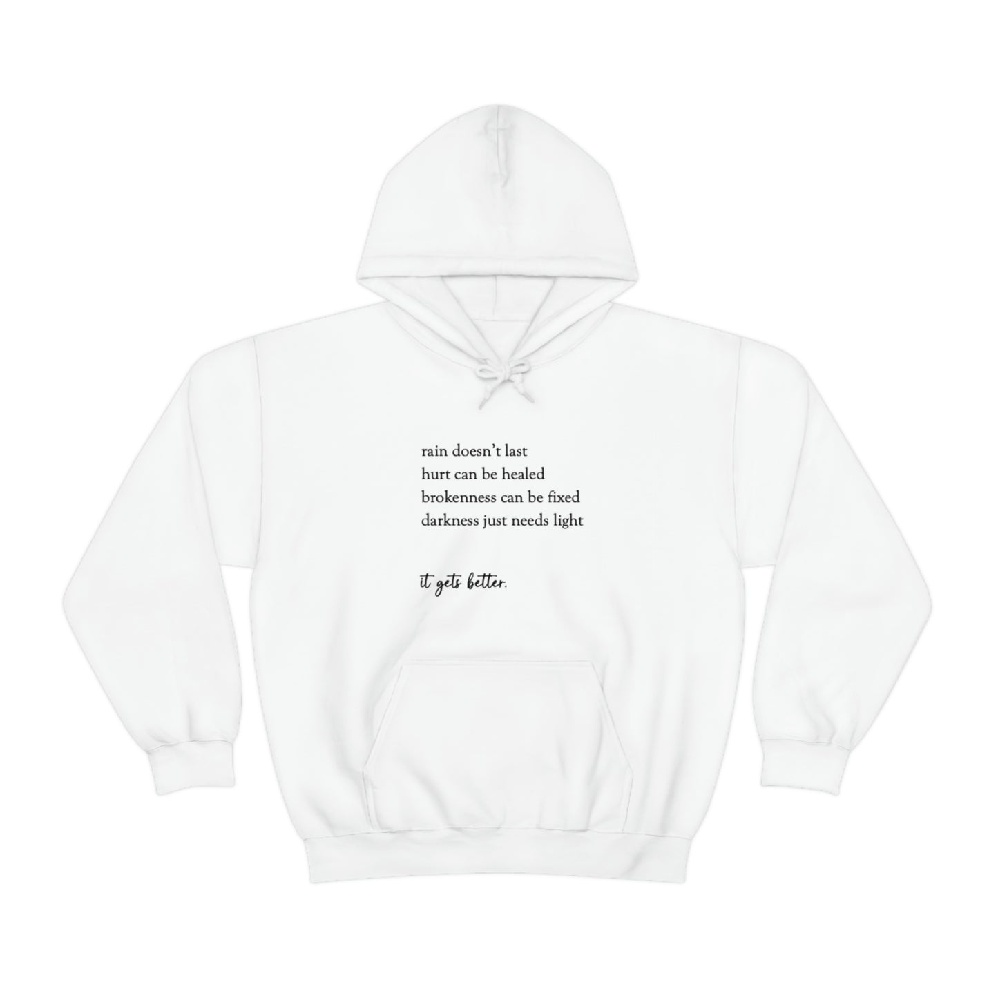 "It Gets Better" Heavy Blend™ Hooded Sweatshirt