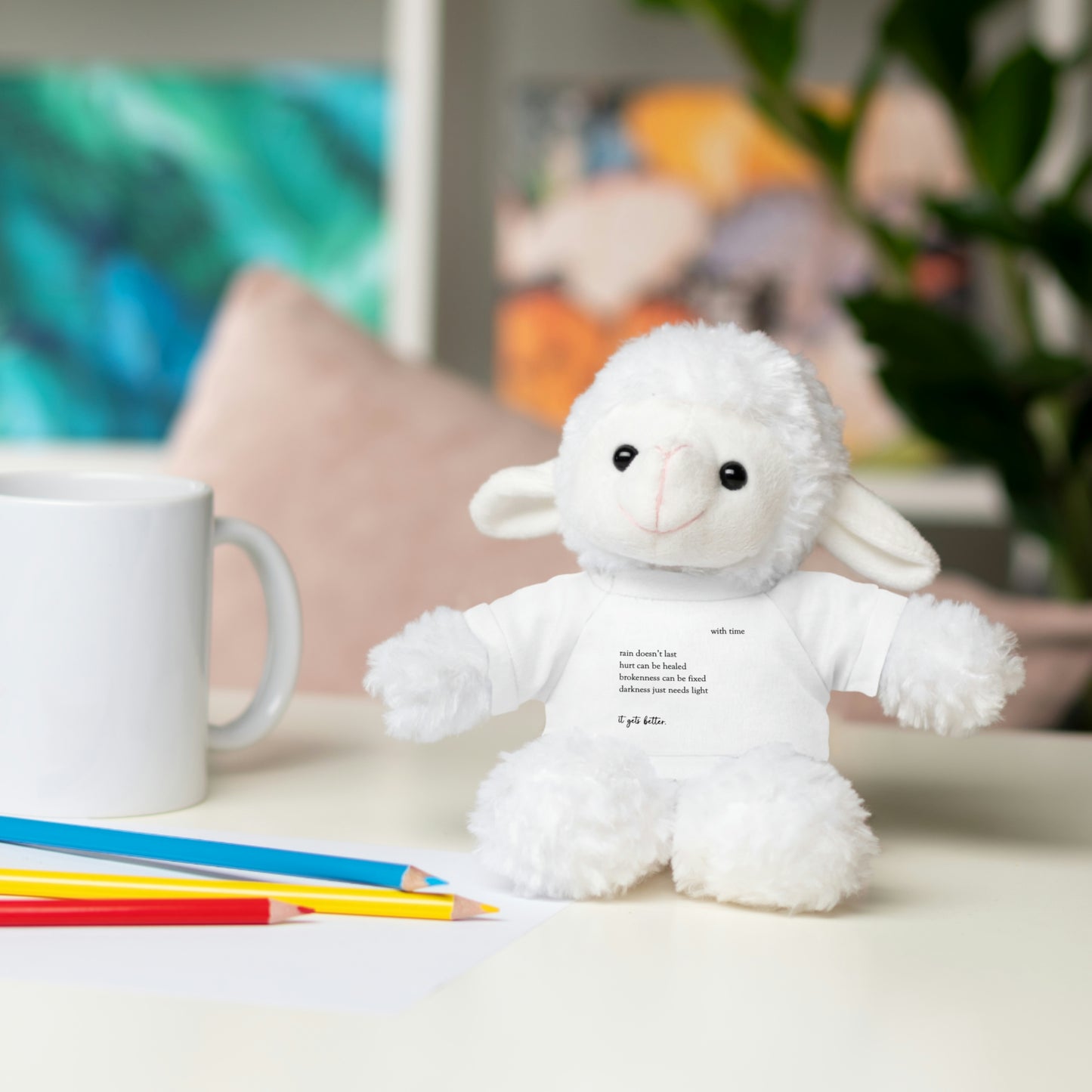 Stuffed Animals with "It Gets Better" Tee