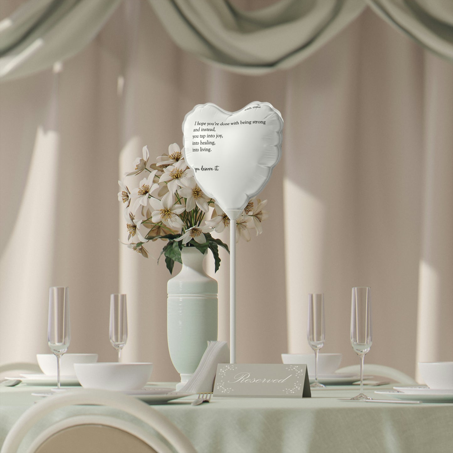 "It Gets Better/You Deserve It" Balloons (Heart-shaped), 6"