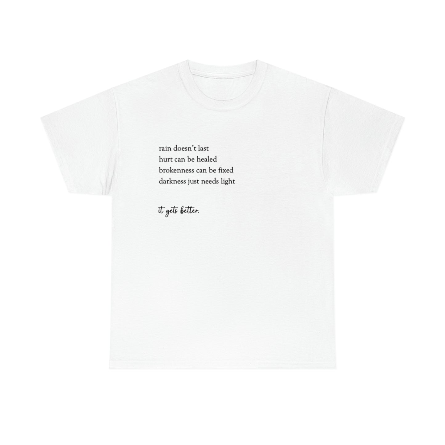 "It Gets Better" Heavy Cotton Tee