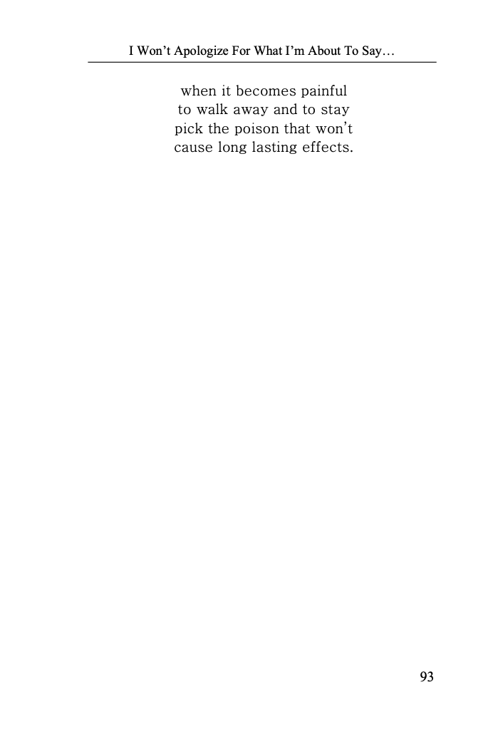 I Won't Apologize For What I'm About To Say...