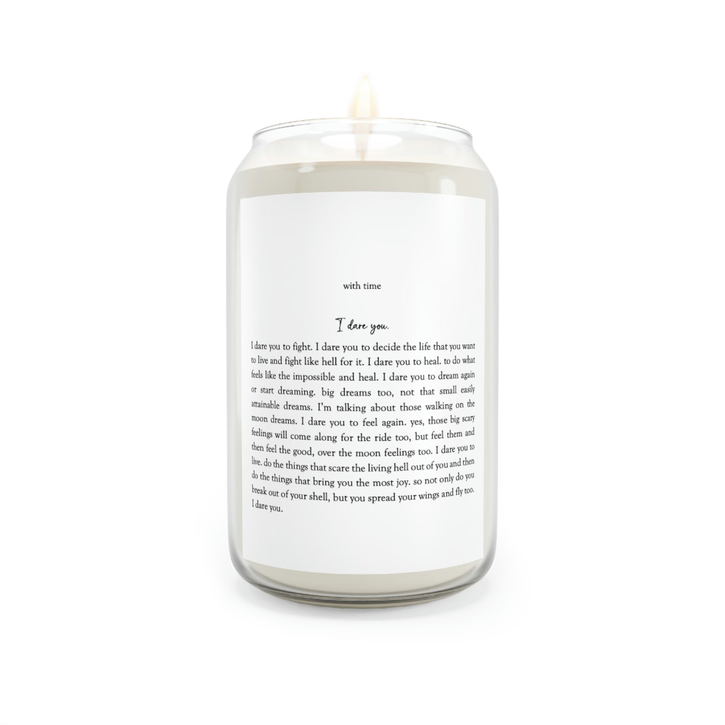"I Dare You" Scented Candle, 13.75oz