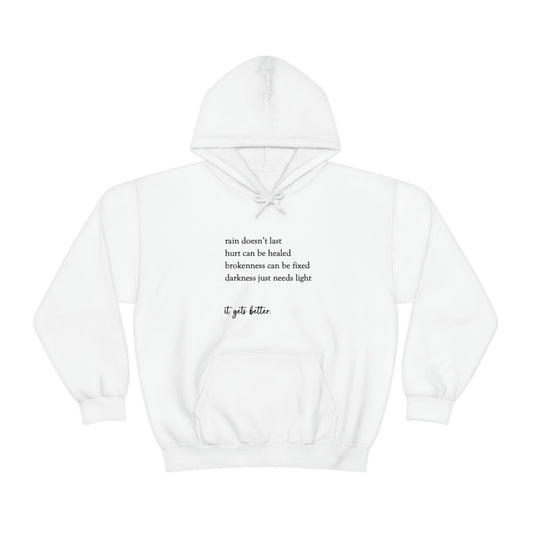 "It Gets Better" Heavy Blend™ Hooded Sweatshirt
