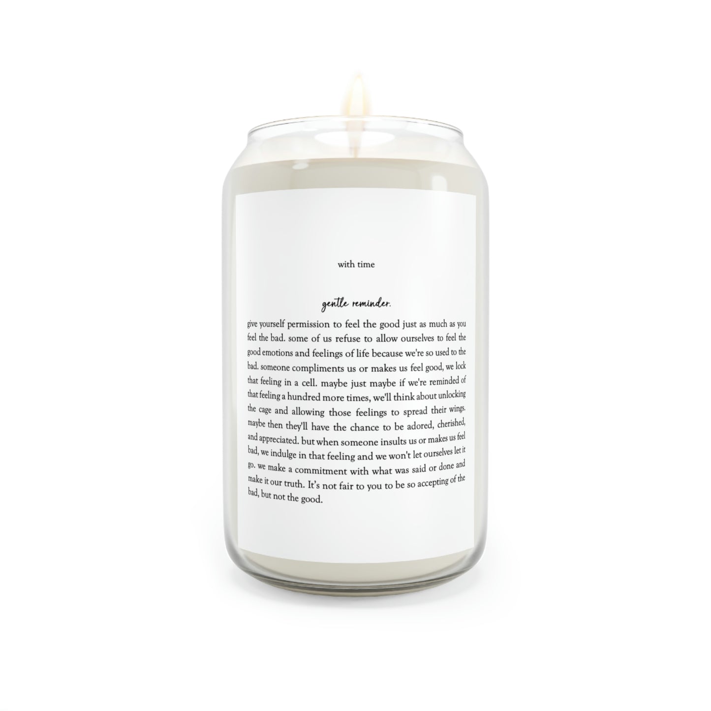 "Gentle Reminder" Scented Candle, 13.75oz
