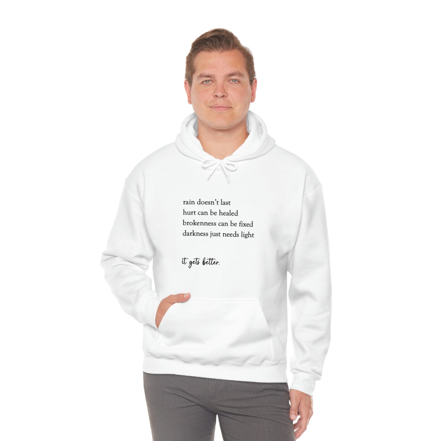 "It Gets Better" Heavy Blend™ Hooded Sweatshirt